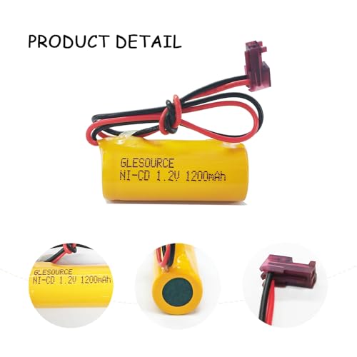 1.2V 1200mAh Emergency Exit Light Battery Compatible with Lithonia ELB1P201NB ELB1P2901N Lithonia ELB0320 Grainger 4WT20 OSA212 NIC1169 EBE-33 (2 Pack) - color: 2PCS 1.2V 1200mAh
