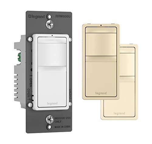 Legrand Radiant Occupancy Sensor Switch, Single Pole, Tri Color 1 Pack