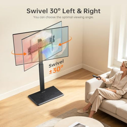Universal Floor TV Stand for 32-75 Inch TVs up to 110 lbs - style: TCP01-M-A02