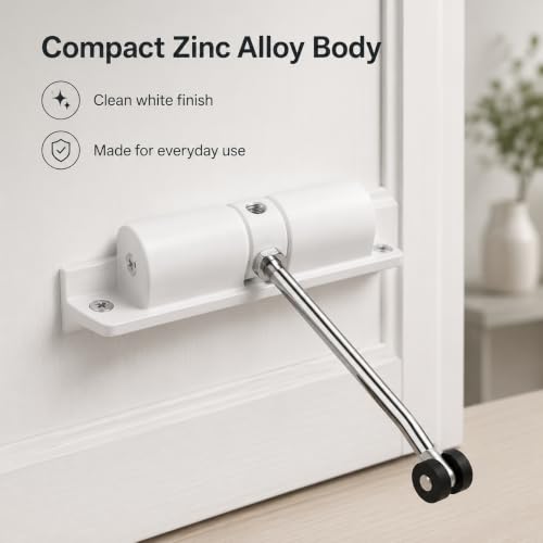 Automatic Door Closer, 30 kg Zinc Alloy Safety Spring Door Closer