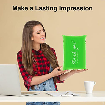 JinRuiKJ Thank You Poly Mailers 6x9 Inch, 100 PCS, Green - color: Green, size: 6*9inch 100pcs