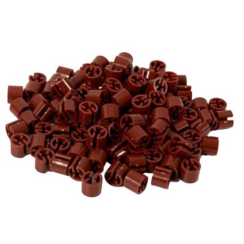 100pcs 3.5mm Plastic Clothes Hangers - Blank Marker for Retail, Laundry & Closet Organization (Bulk Set, Color Coding), Brown - color: Brown
