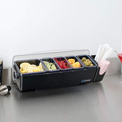 TableTop King BD4005E The Dome Bar Condiment and Garnish Center - 4 Qt. Capacity