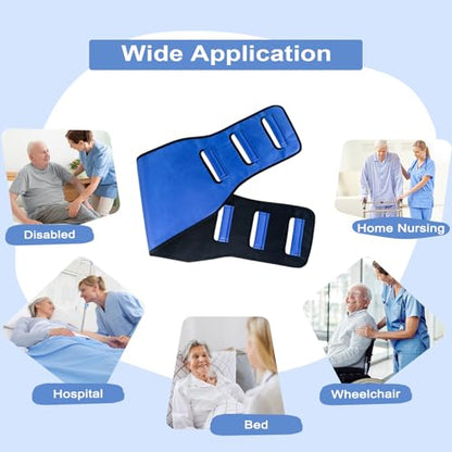 Transfer Belt Transfer Sling Padded Gait Belts with Seniors Patient Lift - color: Blue 2