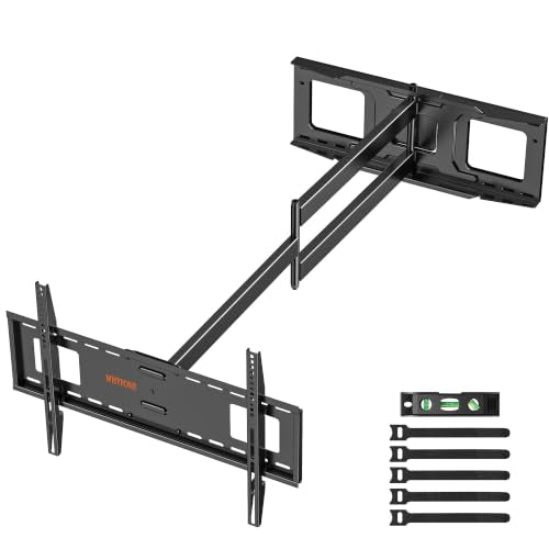 48" Extension Long Arm Full Motion TV Wall Mount 37-85” TV by WHYFONE - size: Fit 37-85" TVs