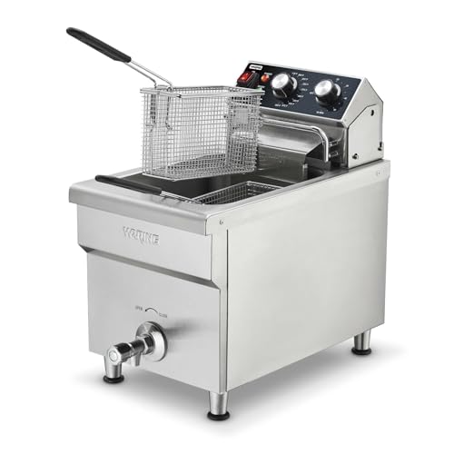 Waring Deep Fryer with 15 lb Capacity & Variable Temperature Control - size: 15lb Deep Fryer