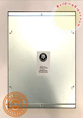 Elevator Poster Frame 8.5x11 Lockable Stainless Steel Heavy Duty Commercial Use Portrait or Landscape