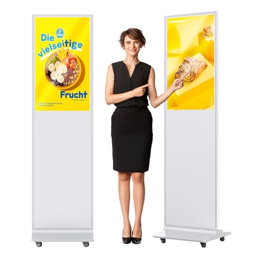 32'' Digital Signage Display Smart Android LCD Sign Kiosk Electronic Menu Board Advertising Display Screen Monitor HDMI WiFi USB 2K Media Video Player (TouchScreen,White) - color: White, size: 32-Inch, style: Touch Screen
