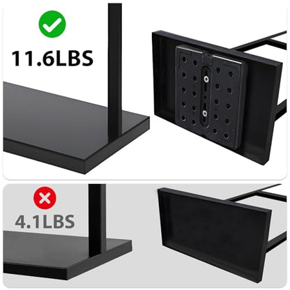 Sign Holder Floor Stand with Weighted Base, 19.6x27.5 Inch Double Sided Metal Poster Stand for Display, Heavy Duty Freestanding Poster Holder Stand for Store, Resturant ,Business