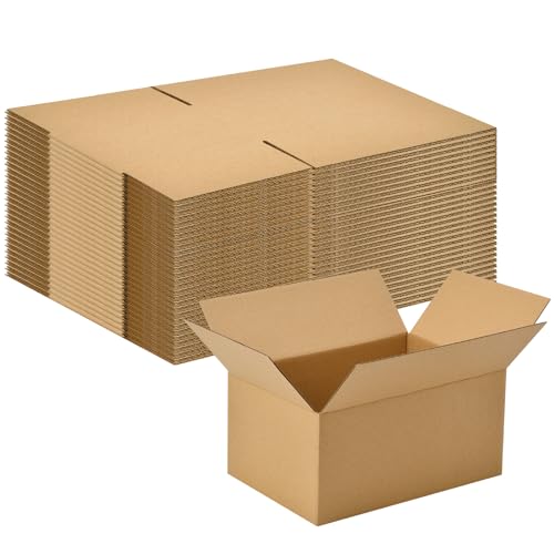 30 Pack 8x6x4 inches Small Shipping Boxes Brown Corrugated Cardboard Boxes for Packing, Mailing, Moving, Business - size: 8x6x4 inch