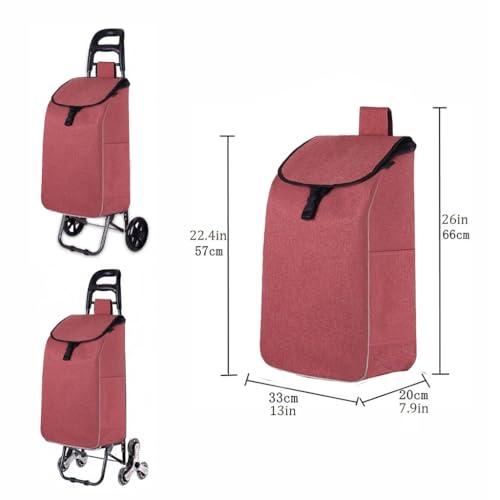 Replacement Bag for Grocery Cart/Shopping Cart - Waterproof Trolley Bags - size: D