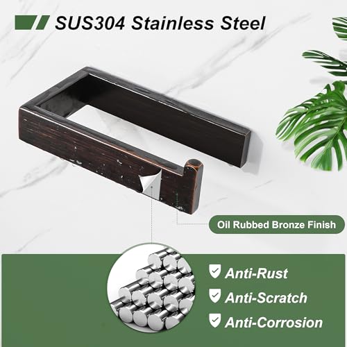 SAYAYO Oil Rubbed Bronze Toilet Paper Toilet Paper Holder Wall Mount - color: Oil Rubbed Bronze