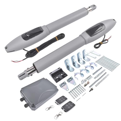 Automatic Dual Swing Gate Opener Kit for Doors up to 660lb*2 with Remote