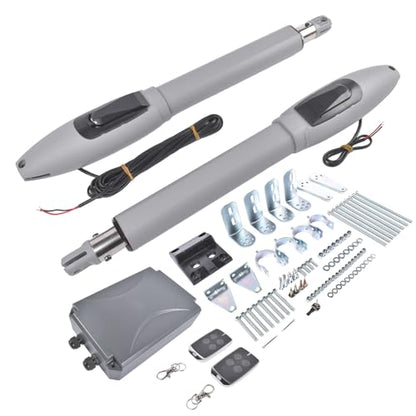 Automatic Dual Swing Gate Opener Kit for Doors up to 660lb*2 with Remote
