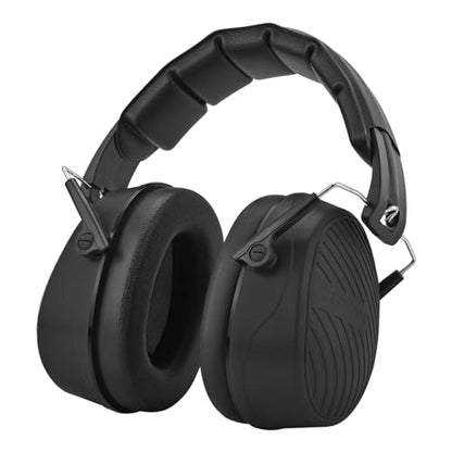 ZOHAN 019 Noise Cancelling Headphones for Adult - NRR 28dB Hearing Protection for Working, Shooting, Mowing, Autism - color: 1 Pack-black