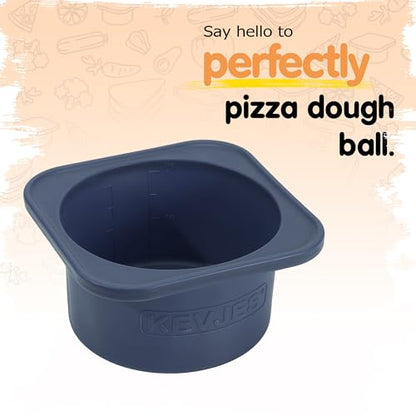 PLUS 1000ml Pizza Dough Proofing Containers, 2-Pack, Blueberry - color: Blueberry