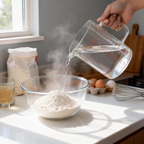 BCnmviku Glass Measuring Cup 6CUPS/1500ML/50OZ High Borosilicate [Insulated Handle | V-Shaped Spout]For Prepping Baking and Cooking Preheated Oven Dishwasher Freezer and Microwave Safe - size: 1500ML