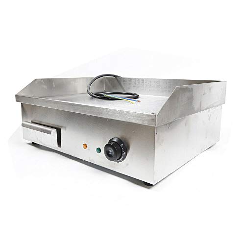 3000W Commercial Flat Top Griddle Countertop Electric Teppanyaki Grill - color: 3000W, 21.6"x13.8"
