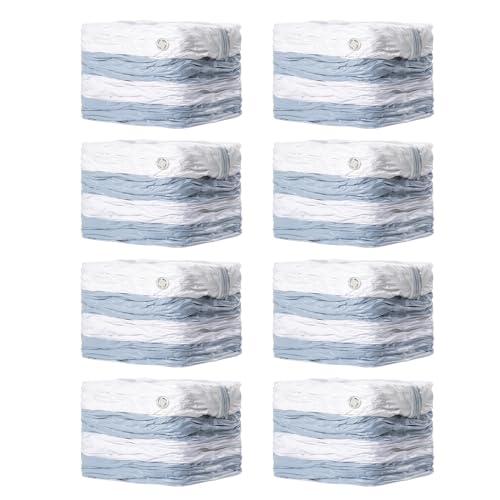 TAILI 8 Pack Vacuum Storage Bags, Jumbo Cube (31x40x15 Inch), Clear - color: Clear, size: 8 Jumbo