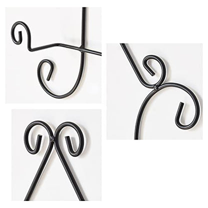 CUKE2BEET 3 Pack 16 inch Wall Mount Plate Display Hanger, Large Wall Easel Holder Vertical Plate Stand Holders, Wall Display Picture Frame Stand for Decorative Plates, Arts