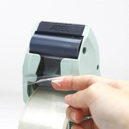 ABEL EVO Packing Tape Dispenser, Light Green, 2 Inch Wide Ergonomic Tape Gun for Packing Boxes, Shipping Moving Mailing Box Sealing Carton Packaging, Lightweight Hand-held Heavy Duty Tape Cutter - color: Light Green