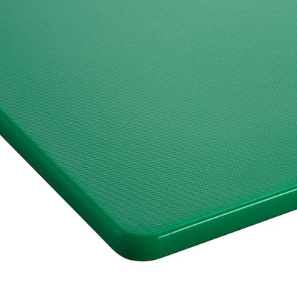 Winco 15" x 20" Green Heavy-Duty Plastic Cutting Board (Set of 6) - color: Green, size: 15" x 20" x 1/2"