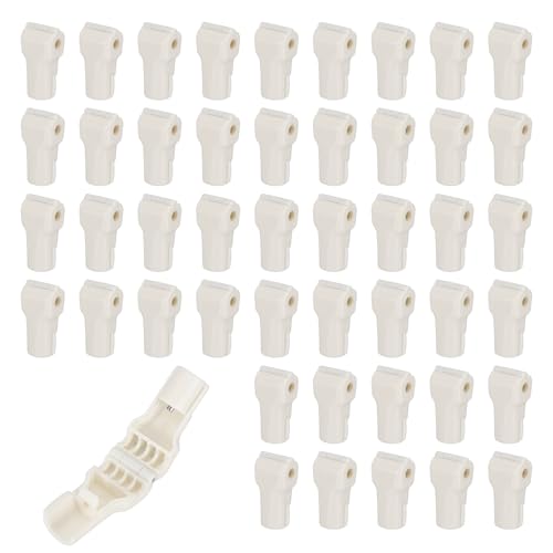 PATIKIL Hook Locks Stop Locks Magnet Security Anti-Theft 5mm, White 50 Pcs - color: White, size: 5mm