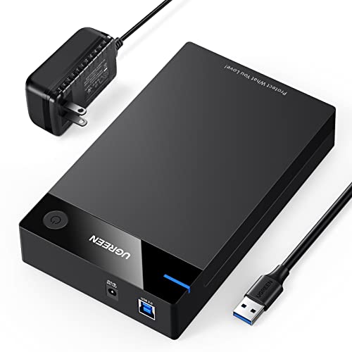 UGREEN External Hard Drive Enclosure for 2.5/3.5-Inch SATA HDD/SSD