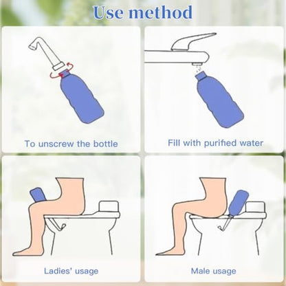 Portable Peri Bidet, 17oz/500ml for Postpartum Moms Cleansing