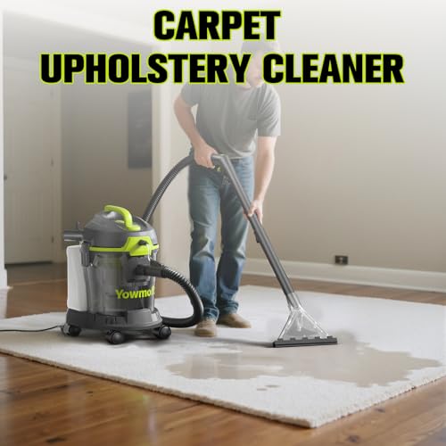 4 Gal Carpet Extractor, 5.5 HP Wet Dry Vacuum(YDWM4-S)