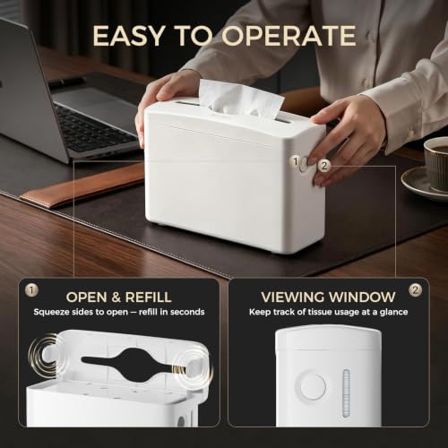 Multifold Paper Towel Dispenser Countertop, Non-Slip, White - color: White