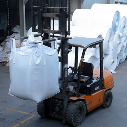 FIBC Bulk Bags 2 Pack 35 x 35 x 43 in 2200 lb Woven Polypropylene