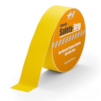 Heskins LLC Yellow Standard Safety Grip Anti Slip Tape (2" x 60ft) - size: 2" x 60ft