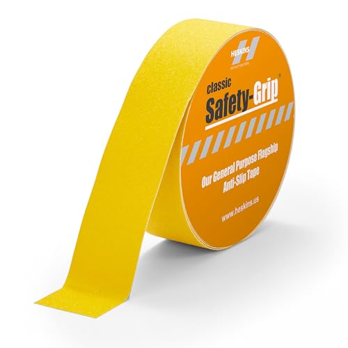 Heskins LLC Yellow Standard Safety Grip Anti Slip Tape (2" x 60ft) - size: 2" x 60ft