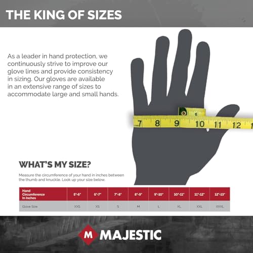 Majestic Cut-Less Dyneema Glove with Polyurethane Palm | 12 Pairs - XL | 13 Gauge Liner, ANSI A3, Lightweight Comfort, Breathable, White/White | for Automotive, Industrial, Manufacturing | 37-3435 - size: X-Large