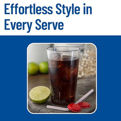 Carlisle Plastic Tumbler, 16 oz, Pebble Textured, Stackable, 24-Pack