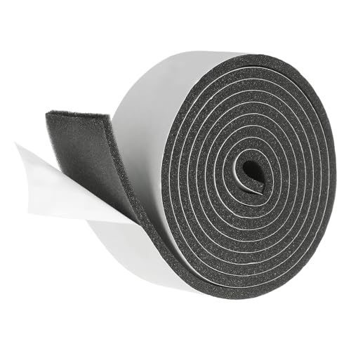 uxcell Weather Stripping Door Seal, 1-9/16" x 3/16" (1 Roll, 6.5Ft) - size: 1-9/16" x 3/16" (6.5 Ft)