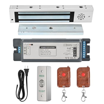 Smart Door Access Control System, 600lb Magnetic Lock, WiFi Tuya App Remote - color: Outswinging