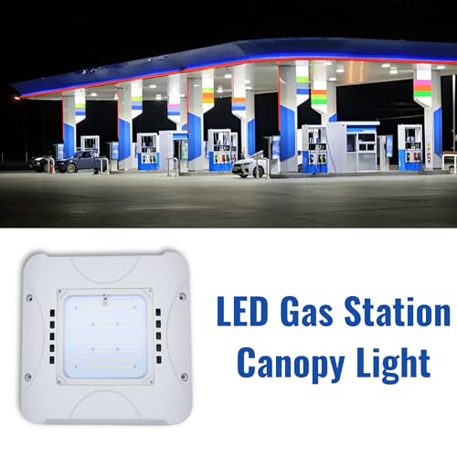 300W LED Canopy Light, 48,000LM, 5700K Daylight, Waterproof