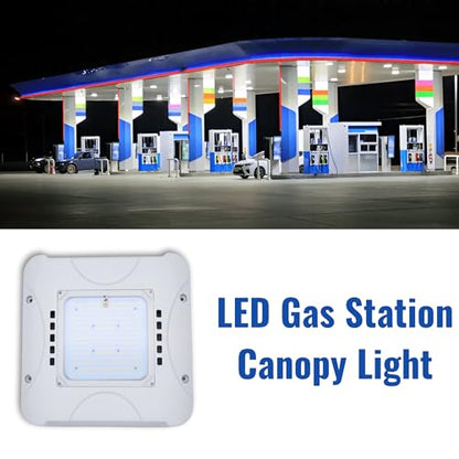 300W LED Canopy Light, 48,000LM, 5700K Daylight, Waterproof