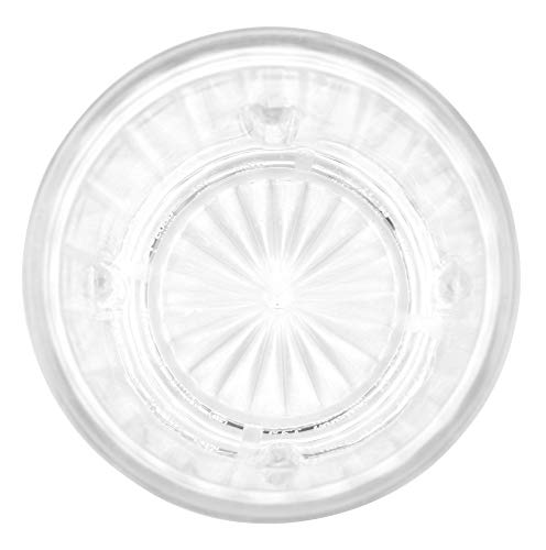G.E.T. 8805-1-CL-EC Heavy-Duty Shatterproof Plastic Faceted Tumblers, 5 Ounce, Clear (Set of 4) - size: 5 Ounces, style: Set of 4