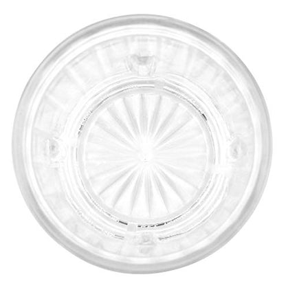 G.E.T. 8805-1-CL-EC Heavy-Duty Shatterproof Plastic Faceted Tumblers, 5 Ounce, Clear (Set of 4) - size: 5 Ounces, style: Set of 4
