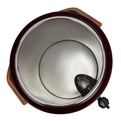 Insulated Beverage Dispenser 3 Gal/6.6Gal, Stainless Steel Commercial Drink Dispenser with Spigot, 24H Hot/Cold Thermal Carafe for Coffee, Tea, Water, Parties (Brown, 3Gal / 11L) - color: Brown, size: 3Gal / 11L