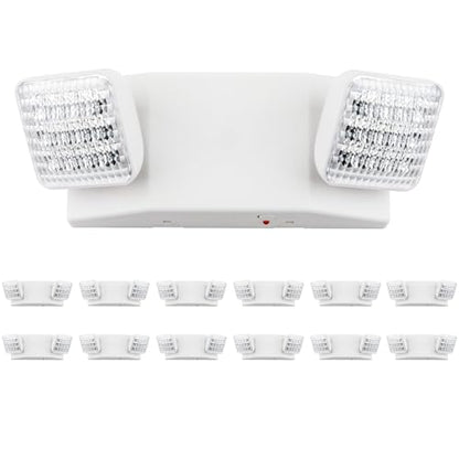 LIT-PaTH LED Emergency Light for Business, Battery Backup, 12 Pack - size: 12 pack