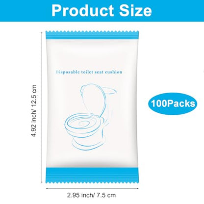 100 Pack Disposable Toilet Seat Cover - size: 100 Pack