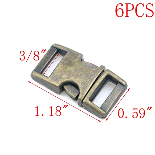MY MIRONEY Metal Curved Buckle - color: Antique Bronze