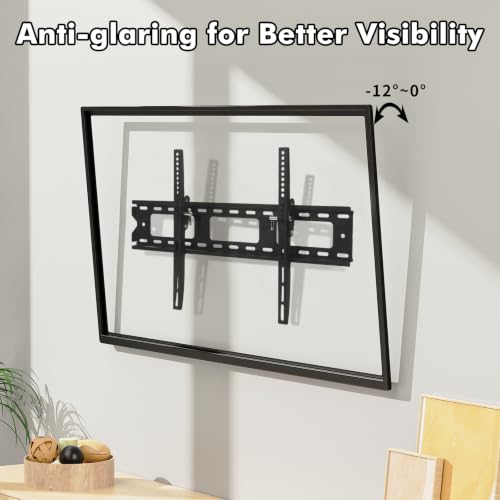 TV Wall Mount Fits for 42-65 Inch TVs Up to 132lbs - size: 23"-65" Tv Tilt