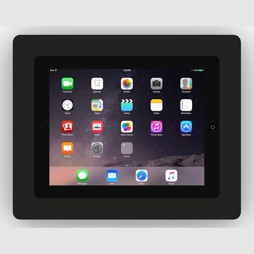 VidaMount Black Enclosure and Fixed VESA Slim Wall Mount [Bundle] Compatible with iPad 2/3/4 - color: Black, size: iPad 2/3/4