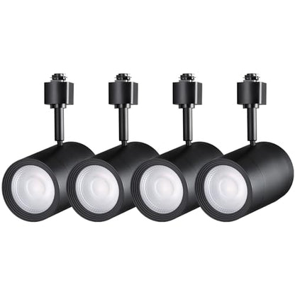 LEONLITE 4-Pack Retail Pro Series 17.5W H Track Heads, 4000K, Black - color: Black-4000K
