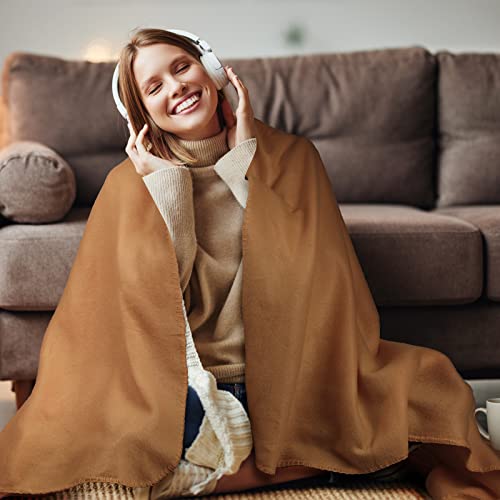 Kinlop 40 Packs Throw Blanket Bulk 60 x 50 Inch Fleece Throw Soft Blankets Warm Cozy Lightweight Plush Blanket for Bed Couch Sofa Pet Office Wedding Gifts Travel Camping (Fresh Color) - color: Fresh Color